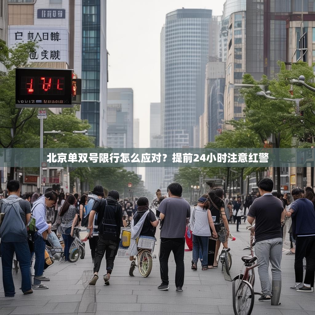 北京单双号限行怎么应对？提前24小时注意红警